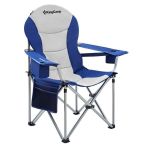 KingCamp Deluxe Mavi-Gri Sandalye