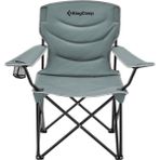 Kingcamp Juniper Ultra Konforlu & Takviyeli Kamp Sandalyesi Grey - Gri - 95 × 58 × 46/99 cm