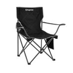 KingCamp Lotus Comfort Konforlu & Takviyeli Kamp Sandalyesi Black
