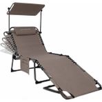Kingcamp Magnolia B10 Plus Hands-Free Premium 7 Kademeli Katlanır Şezlong Beige - Katlanmış Ölçüler: 77 × 15 × 63 cm - Bej