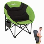 Kingcamp Moon Chair Easy UP 120 kg Yüklenebilir Yeşil Kamp Sandalyesi