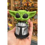 Kingdom of 3D Baby Yoda Figür, Mandalorian Yoda Heykeli, Star Wars fan