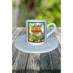 Kingdom Rush Mobil Oyun Baskılı Türk Kahvesi Fincanı Tabaklı Kişiye Özel Model 1