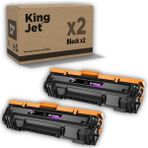 Kingjet Hp Uyumlu (150A) W1500A Standart Kapasiteli (2'li Paket) Muadil Toner Çipli | Pro Mfp M141A - Black - 0,35 - 1,10 kg