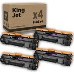 Kingjet Hp Uyumlu (150A) W1500A Standart Kapasiteli (4'lü Paket) Muadil Toner Çipli | M141A, M141W - Black - 0,35 - 1,10 kg