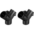 KingKuee 2 Adet 75MM Y Şekli Park Isıtıcısı Egzoz Konektörü W/çift Ayar Vanası Kapağı Hava Isıtıcı Için (Yurt Dışından)