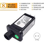 KingKuee 24V Trafo Fiş Güç Kaynağı Noel Cadılar Bayramı LED Ekipman Süslemeleri Abd Tak Için Uygun (Yurt Dışından)