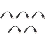 KingKuee 5x USB C - 3,5 mm Kulaklık/kulaklık Jak Kablosu Adaptörü, Tip C 3.1 Erkek Bağlantı Noktası - 3,5 mm Z (Yurt Dışından)