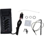 KingKuee Gitar Preamp Amplifikatörü Ekolayzır Eq 4 Bantlı Eq Preamp Akustik Piezo 7545R (Yurt Dışından) - Renkli