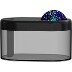 KingKuee Nemlendirici 1l USB Nemlendirici, Yıldızlı Lamba Projeksiyon Nemlendirici Ev Sessiz Sprey Atmosfer Projeksiyon Gece Lambası Siyah (Yurt Dışından) - Renkli