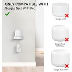 KingKuee Wifi Pro Için Duvar Montaj Braketi Akıllı Hoparlör Duvar Depolama Braketi Tabanı, 8 Parça (Yurt Dışından)