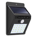 Kingled Solar 20 LED Hareket Sensör Duvar Lambası Su Geçirmez Lamba