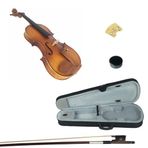 Kinglos KNG PJA-1003 Keman Seti 4/4 (Başlangıç - 12+ Yaş) | 4 Fixli Kuyruk Yapısı, Reçine ve Yay Dahil, Doğal Ahşap Görü