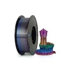 KINGROON PLA Silk Gökkuşağı Filament Universe (Kozmik Evren) - 1.75 1Kg - Renk Geçişli (Rainbow)