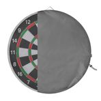 Kingshion Dart tahtaları toz örtüsü, dart tahtası kılıfı, su geçirmez koruyucu, dart tahtası, dart uçları, dart milleri ve diğer dart aksesuarları için dart tahtası kılıfı, 50 cm çapında (sadece