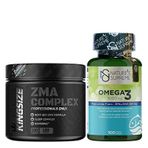 Kingsize Nutrition ZMA Complex 100 Tablet + Nature's Supreme Omega 3 1000 Mg 100 Kapsül Kombinasyonu