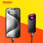 KingSpec Z5 Taşınabilir SSD 2TB , 2090MB/s Metal RGB Kasa USB-C