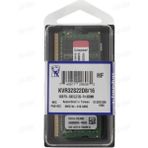 Kingston 16GB DDR4 3200MHz CL22 Notebook Ram KVR32S22D8/16 Yüksek Performanslı Bellek