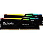 Kıngston 32Gb (2X 16Gb) Ddr5 5600Mhz Cl36 Rgb Dual Kıt Pc Ram Beast Expo F556c36bbeak2-32Tr