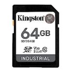 Kingston Endüstriyel SD Kart, 100MB/s'ye kadar, Yüksek Dayanıklılık, UHS-I U3 V30 A1, (SDIT/64GB)