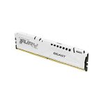 Kingston Fury Beast White Ddr5 16 GB 5200MT/S CL40 Dımm Masaüstü Oyun Belleği Tek Modül Intel Xmp - KF552C40BW-16