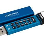 Kingston IronKey Keypad 200 Tip A donanım şifreli USB bellek FIPS 140-3 Level 3 (beklemede) XTS-AES 256 bit donanım şifrelemeli - IKKP200/16GB