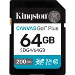 Kingston Kıngston 64Gb Canvas Go+ Sdg4/64Gb Sdhc Hafıza Kartı