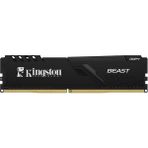 Kingston Kıngston 8GB DDR4 3200MHZ CL16 Beast PC Ram Oyun ve Tasarım Uyumlu RGB Aydınlatma