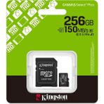 Kingston Kıngston Canvas Select Plus 256GB Mıcro Sdhc CLASS10 150MB/S Hafıza Kartı SDCS3/256GB