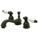 Kingston pirinç KS395 PL geri yükleme mini Breitgefaechert WC musluk porselen kolu sap, KS3955PL