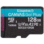 Kingston SDCG3/128GB 128GB mSD Canvas Go+ Hafıza Kartı
