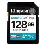 Kingston Sdg4-128Gb 128Gb Sdxc Canvas Go Plus Gen4 200Mb-S C10 Uhs-I U3 V30 Hafıza Kartı