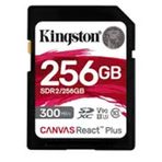 Kingston SDR2/256GB 256 GB 300-260 Mb/s UHS-II U3 V90 Canves React Plus Micro SD Hafıza Kartı