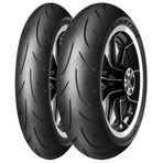 KingTyre K97 Sport Performans Bajaj RS 200 100/80R17 ve 130/70R17 Motosiklet Takım Lastiği (Yaz) (Üretim Tarihi Danış)