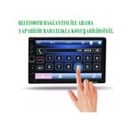 Kingwin Oto Teyp 7 İnc+Geri Görüş Kamerası Bluetooth Mp5