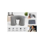 Kinlee Şişme Seyahat Boyun Yastığı Uçak Otobüs Araba İçin Ergonomik Boyun Desteği