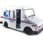 KinsFun ABD Posta Posta Kamyon USPS 1987 Grumman LLV 1:36 Ölçekli Kalıp Döküm Metal 5 İnç Model Oyuncak Kamyon