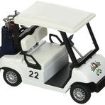 KinsFun Golf Car/araba 1/18 White