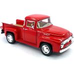 Kinsmart 1956 Ford F - 100 Pickup Çek Bırak 5inch. Lisanslı Model Araba, Oyuncak Araba 1:38 - Kırmızı