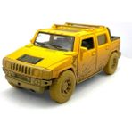 Kinsmart 2005 Hummer H2 Sut (Çamur Desenli) - Çek Bırak 5ınch. Lisanslı Model Araba, Oyuncak Araba - Renkli