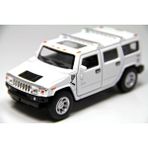 Kinsmart 2008 Hummer H2 SUV (Beyaz) 1:40 Metal Çek Bırak Araba