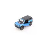 Kinsmart 2022 Ford Bronco W/ Printing (Hard Top) Mavi 1/34 Model Araba