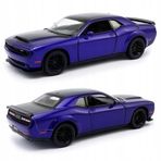 Kinsmart 2023 Dodge Challenger SRT Model Araba, Yeşil, 1:36 Ölçek Die-cast Metal Koleksiyon Arabası (mor)