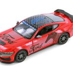 Kinsmart 2024 Ford Mustang Dark Horse, Mavi Livery Diecast Model Araba, Ölçekli Koleksiyon Oyuncak (Kırmızı)
