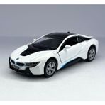 Kinsmart Bmw I8 - Çek Bırak 5inch. Lisanslı Model Araba, Oyuncak Araba 1:36