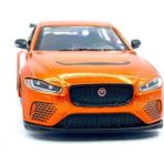 Kinsmart Çek Bırak Jaguar Xe Sv Project 8 ( Turuncu ) Oyuncak Araba