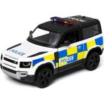 Kinsmart Çek Bırak Land Rover Defender 90 ( Polis Arabası ) 1:36 Ölçek