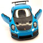 Kinsmart Çek Bırak Porsche 911 Gt2 Rs Metal Oyuncak Araba - Mavi