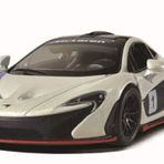 Kinsmart -Kinsmart McLaren P1 Yarış Arabası Koleksiyoner modeli 01:36 Beyaz (12cm) Kapılar Geri Çekerek Git süper güç açma Die-cast metal