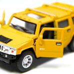 Kinsmart KT5337D Sarı 2008 Hummer H2 SUV 1:40 Model Araba